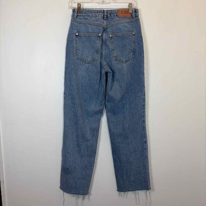 Pre-Owned Size 4/S ZARA Denim Blue Jeans