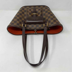 Pre-Owned Louis Vuitton Damier Eben Canvas Designer Handbag