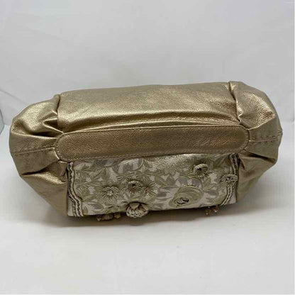 Pre-Owned Brighton Gold Leather Handbag