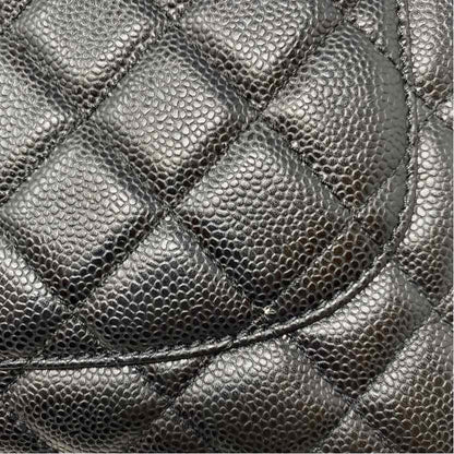 Pre-Owned Chanel Black Leather Designer Handbag