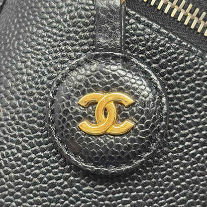 Pre-Owned Chanel Black Leather Designer Handbag