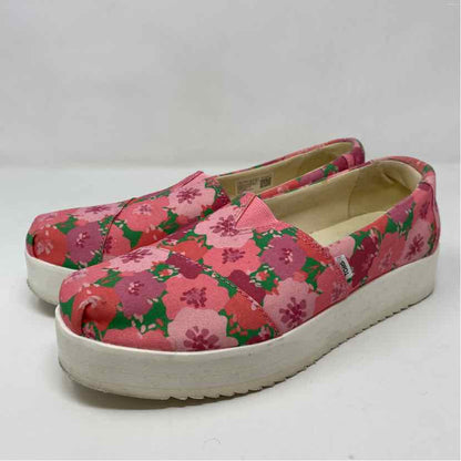 Pre-Owned Shoe Size 9 Toms Floral Sneaker