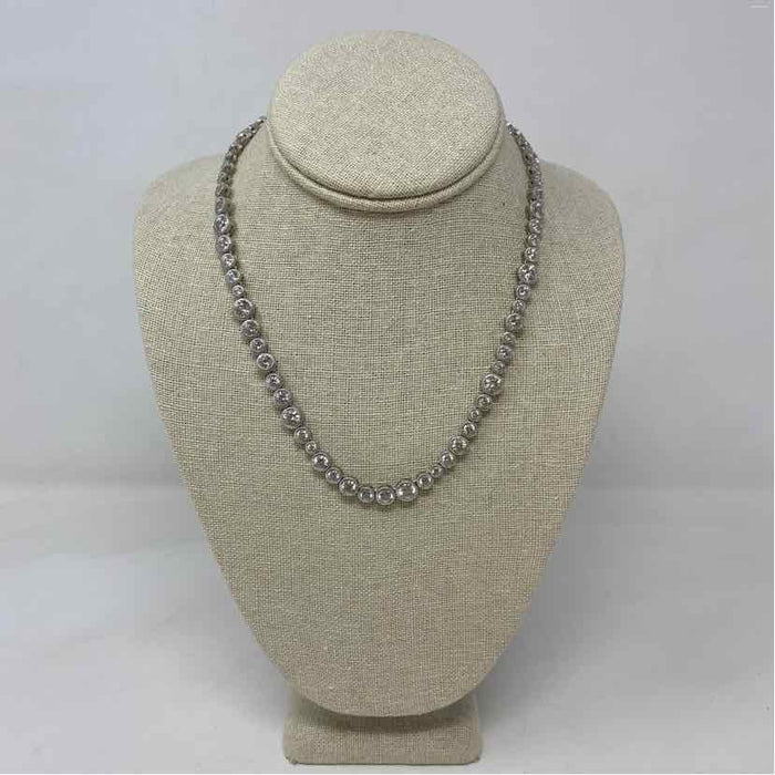 Pre-Owned Judith Ripka Sterling Silver Silver Necklace
