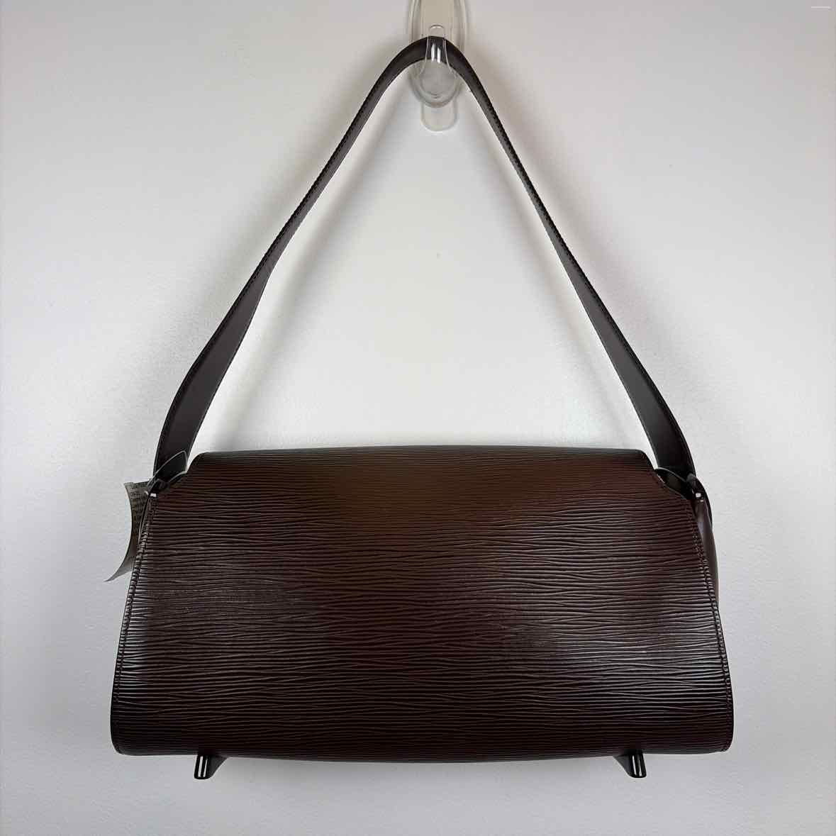 Pre-Owned Louis Vuitton Brown Leather Designer Handbag