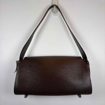 Pre-Owned Louis Vuitton Brown Leather Designer Handbag