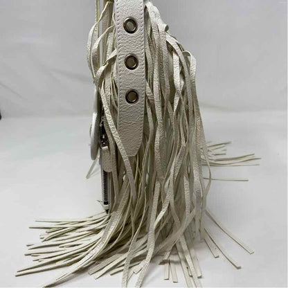 Pre-Owned Balenciaga White Leather Designer Handbag