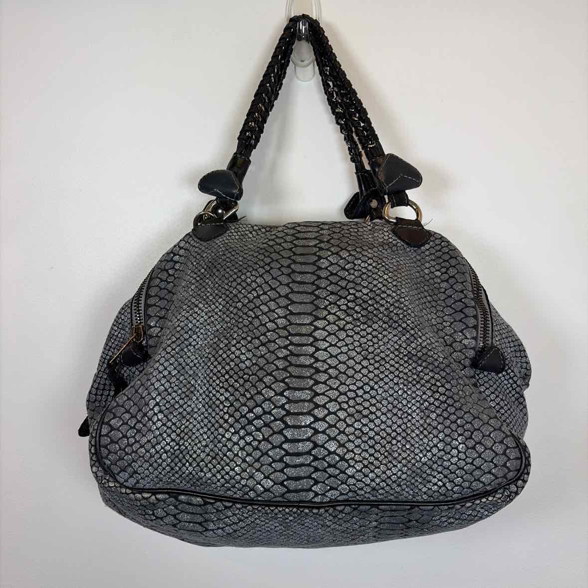 Pre-Owned Giorgio Brato Blue Leather Handbag