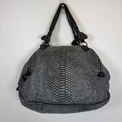 Pre-Owned Giorgio Brato Blue Leather Handbag