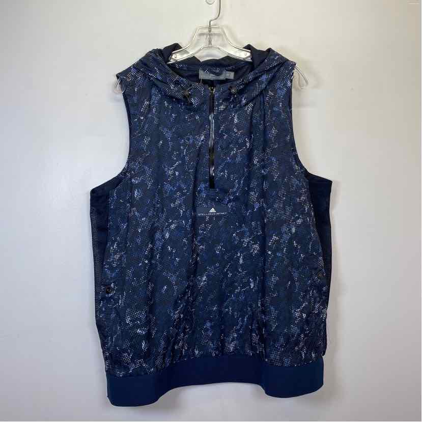 Pre-Owned Size S Adidas Blue Print Jacket