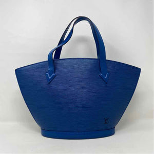 Pre-Owned Louis Vuitton Blue Leather Designer Handbag