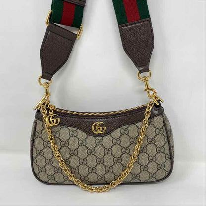 Pre-Owned Gucci Monogram Canvas Designer Handbag