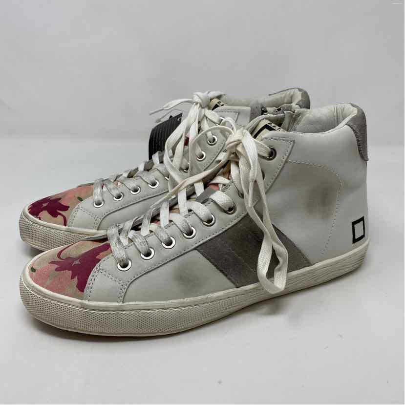 Pre-Owned Shoe Size 9 Date White Sneaker