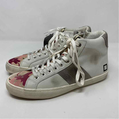 Pre-Owned Shoe Size 9 Date White Sneaker