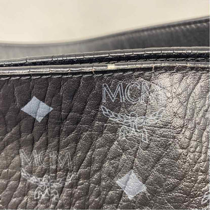 Pre-Owned MCM Black Leather Designer Handbag