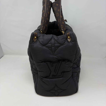 Pre-Owned Louis Vuitton Black/Brown Nylon Designer Handbag