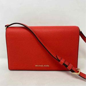 Pre-Owned MICHAEL by Michael Kors Orange Leather Handbag