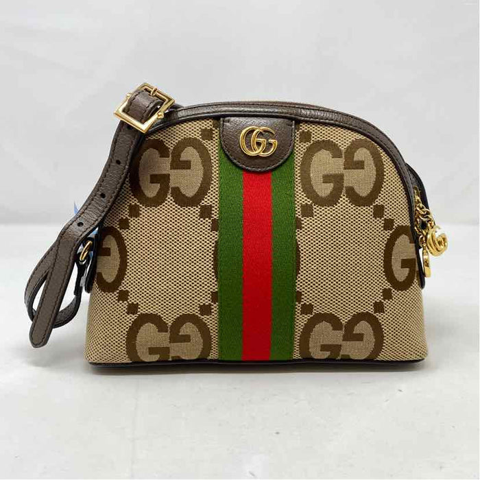 Pre-Owned Gucci Monogram Canvas Designer Handbag