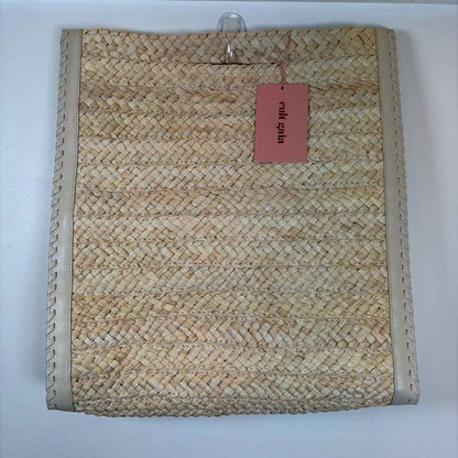 Pre-Owned Cult Gia Straw Straw Handbag