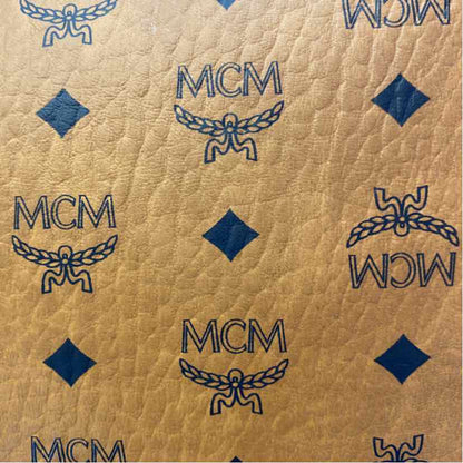Pre-Owned MCM Cognac Leather Designer Handbag