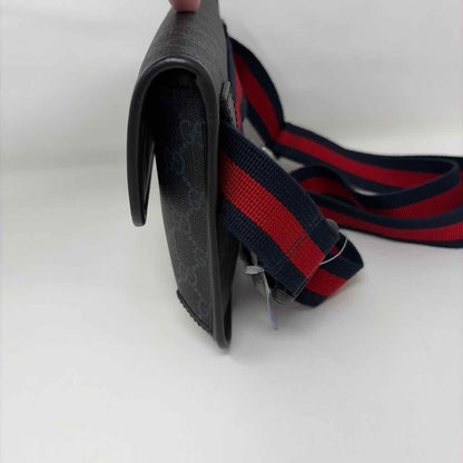 Pre-Owned Gucci Black Canvas Designer Handbag