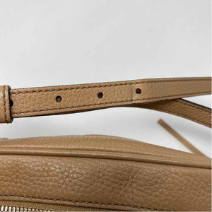 Pre-Owned Gucci Tan Leather Designer Handbag