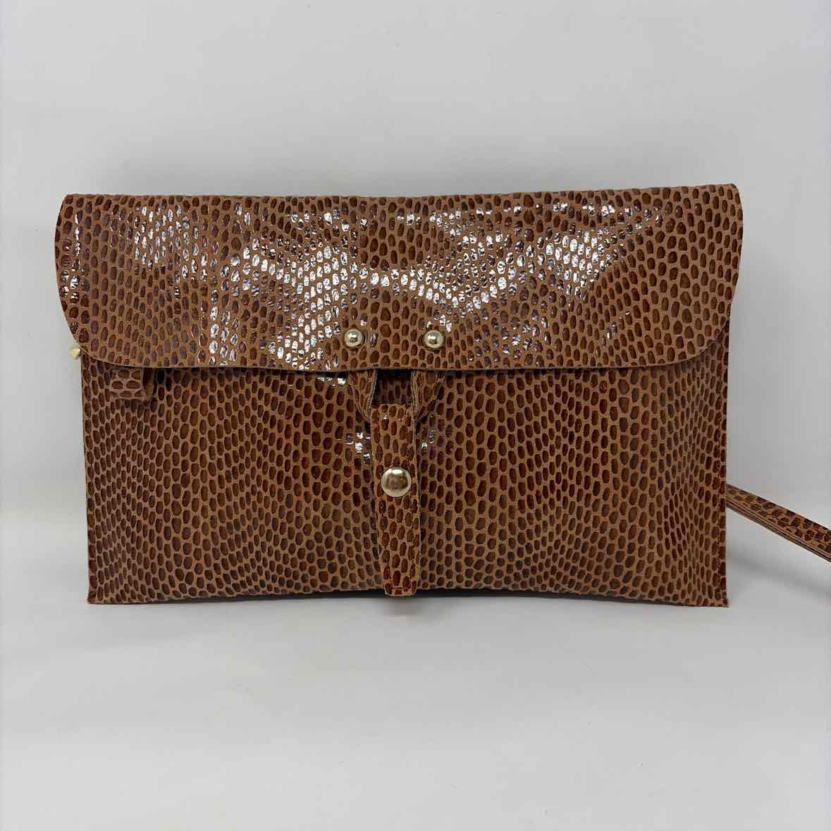 Pre-Owned Boutique Brown Leather Handbag