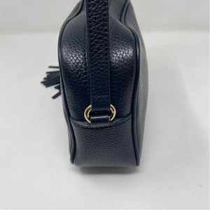 Pre-Owned Gucci Black Leather Designer Handbag