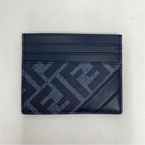 Pre-Owned Fendi Monogram Leather Designer Wallet