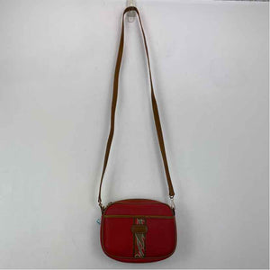 Pre-Owned Leonardo Red Canvas Handbag