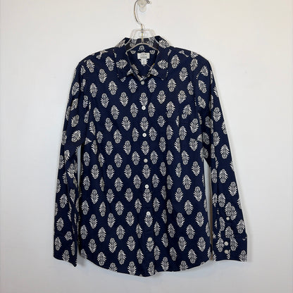 Pre-Owned Size S J Crew Navy/White Top