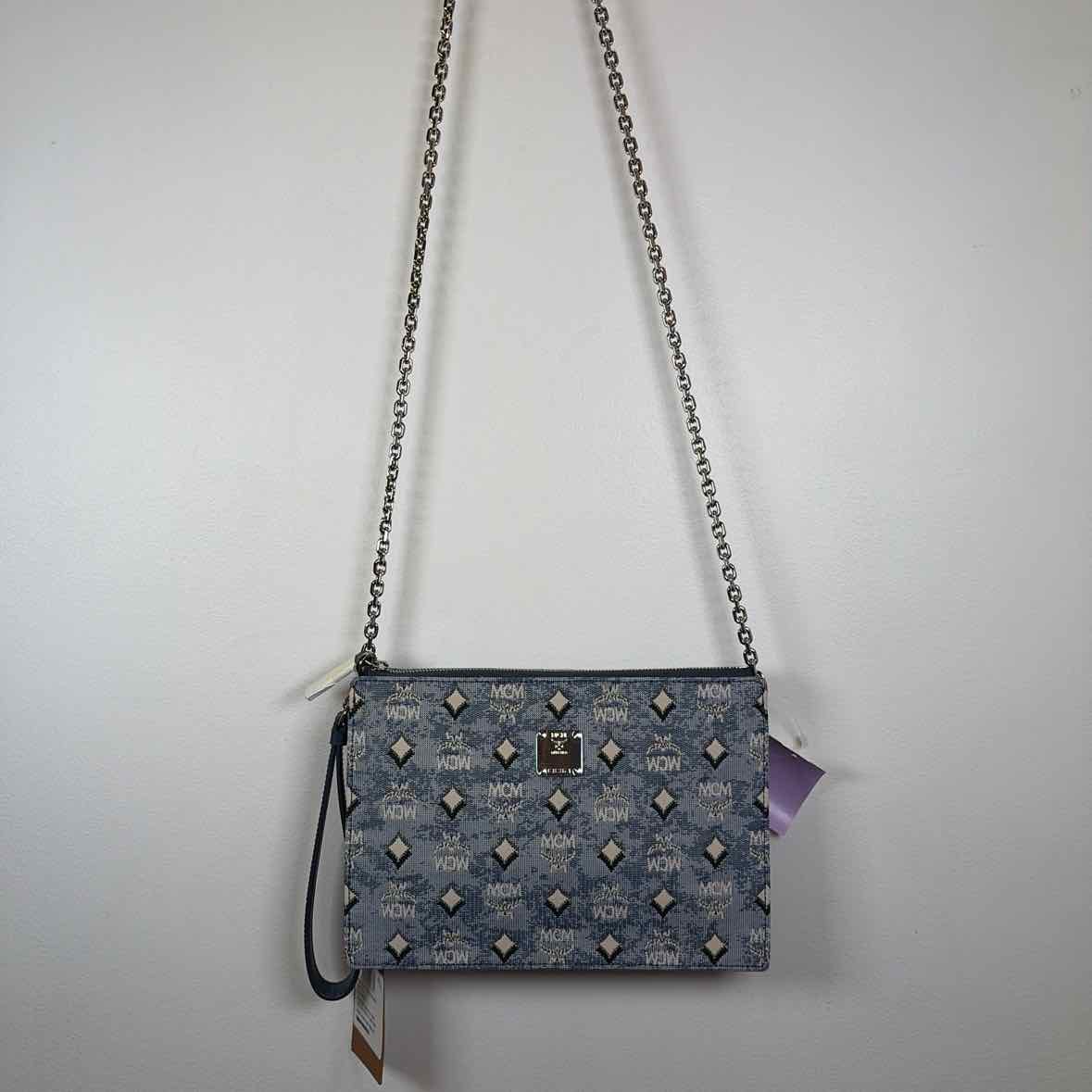Pre-Owned MCM Denim Canvas Designer Handbag