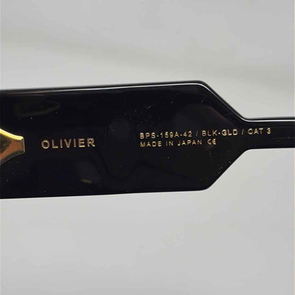 Pre-Owned Balmain Black Plastic Designer Sunglasses
