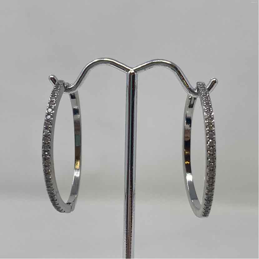 Silver Metal Earrings