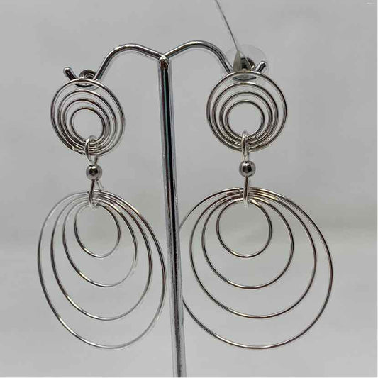 Silver Metal Earrings
