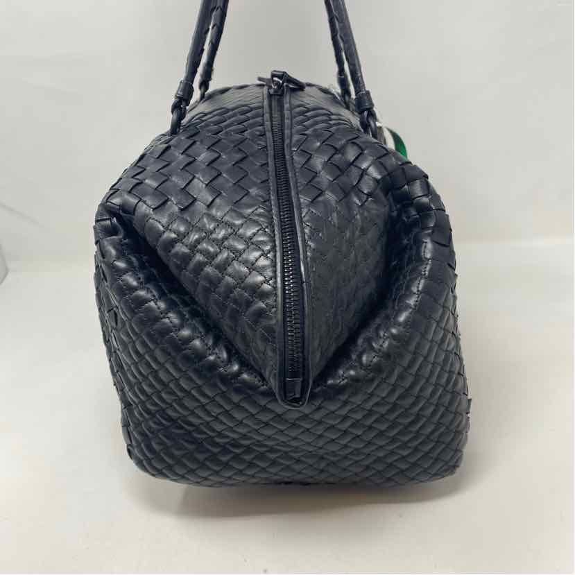 Pre-Owned Bottega Veneta Black Leather Designer Handbag
