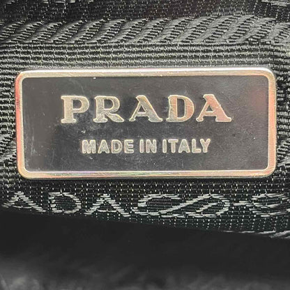 Pre-Owned Prada Black Nylon Designer Handbag