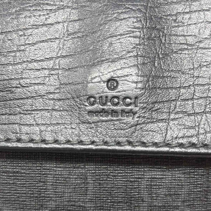 Pre-Owned Gucci Black Canvas Designer Handbag