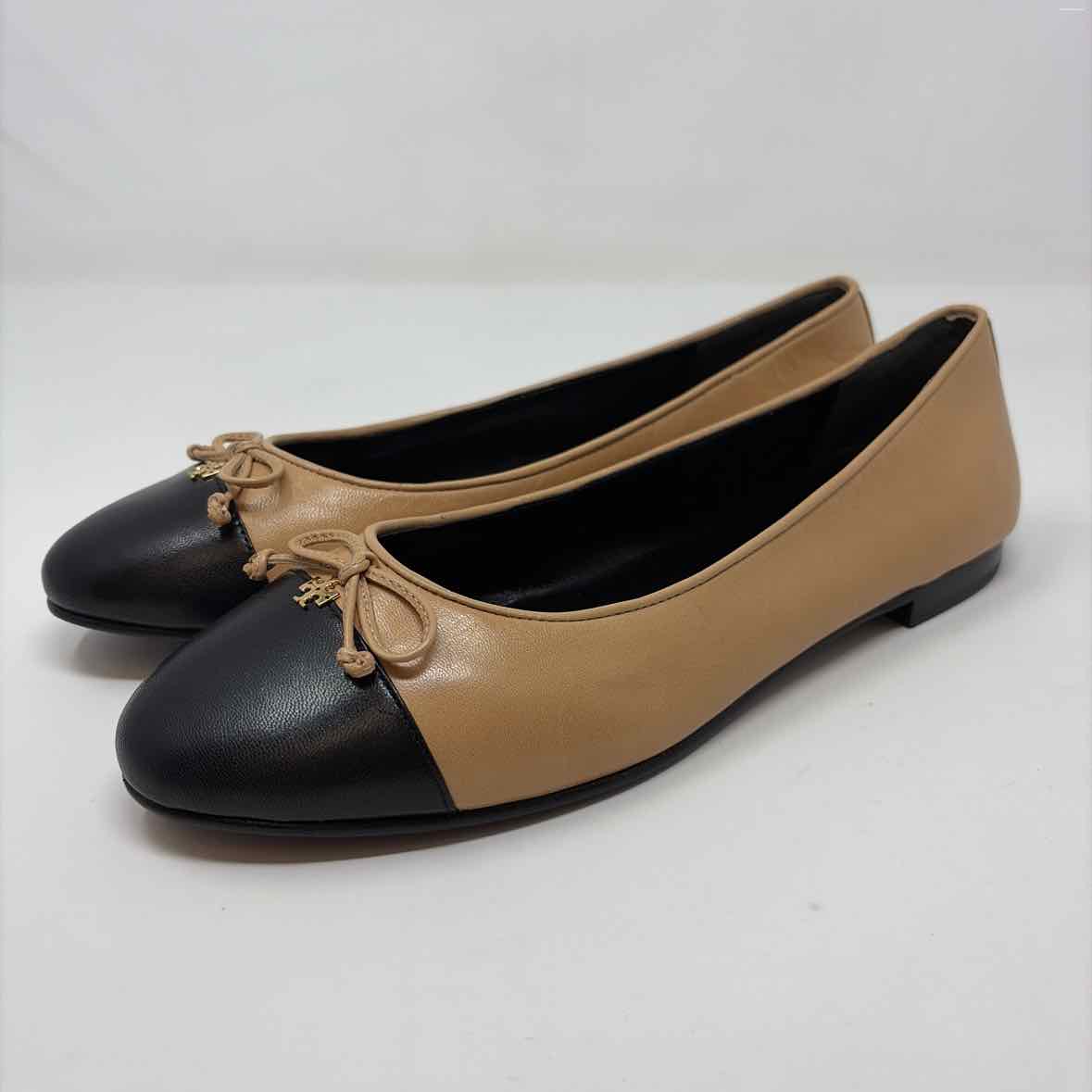 Pre-Owned Shoe Size 9 Tory Burch Tan Flats