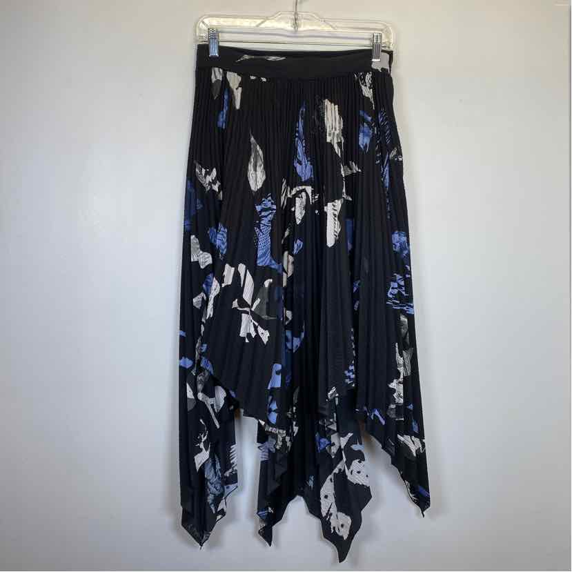 Pre-Owned Size 6/M Proenza Schouler Black Multi Skirt