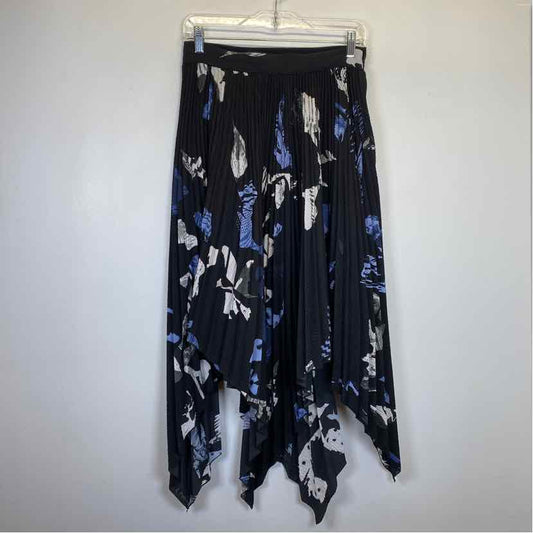 Pre-Owned Size 6/M Proenza Schouler Black Multi Skirt