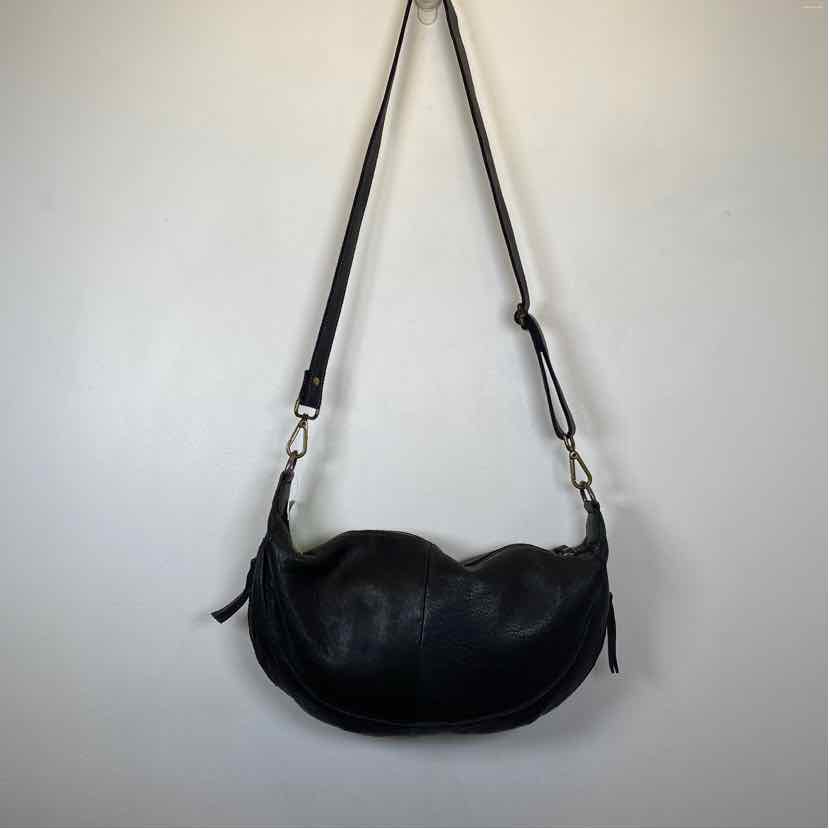 Pre-Owned Lattico Black Leather Handbag
