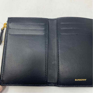 Pre-Owned Burberry Black Leather Designer Wallet