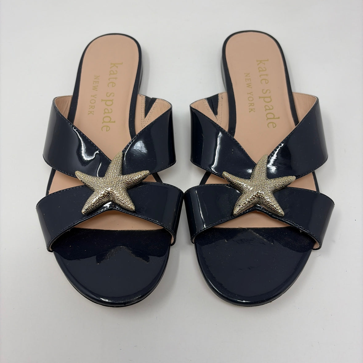 Pre-Owned Shoe Size 9 Kate Spade Navy Sandals