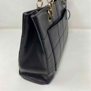 Pre-Owned Chanel Black Leather Designer Handbag