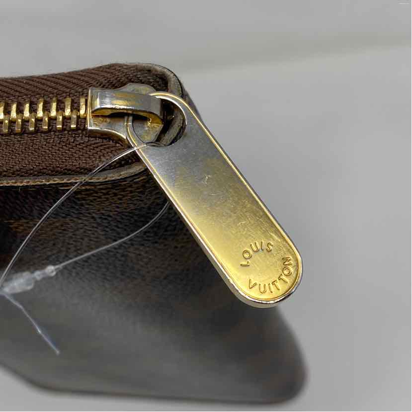 Pre-Owned Louis Vuitton Damier Eben Canvas Designer Wallet