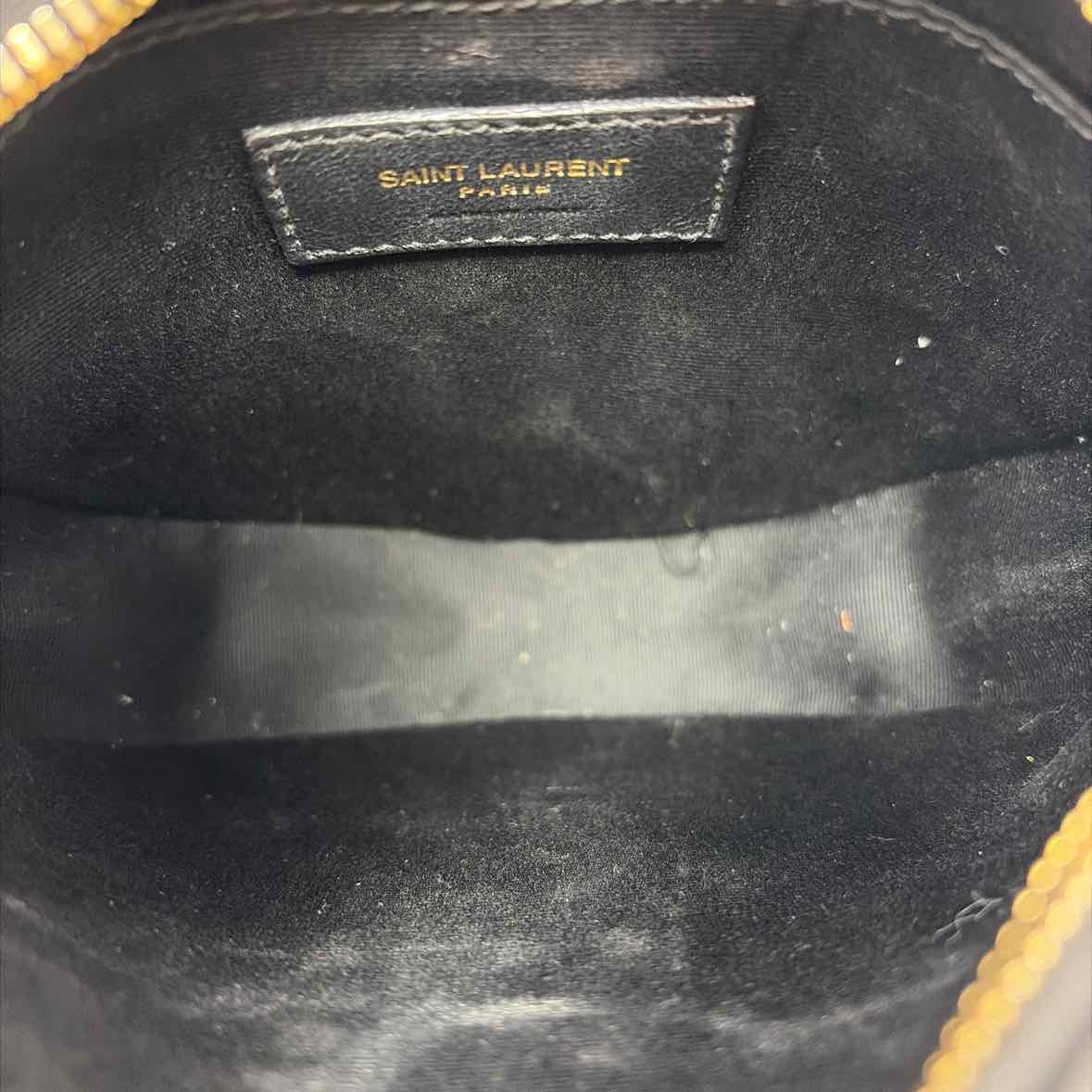 Pre-Owned Saint Laurent Black Leather Designer Handbag