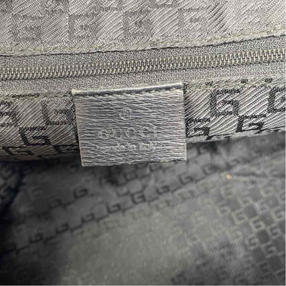 Pre-Owned Gucci Black Leather Designer Handbag