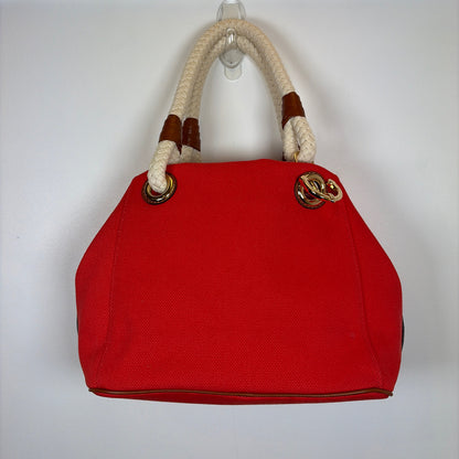 Pre-Owned MICHAEL by Michael Kors Red Canvas Handbag