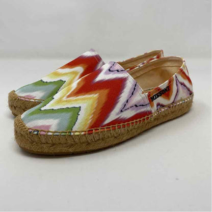 Pre-Owned Missoni Rainbow Canvas Shoe Size 6 Designer Shoes