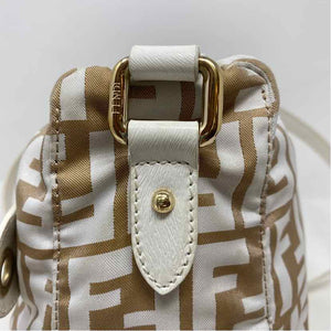 Pre-Owned Fendi Tan Nylon Designer Handbag